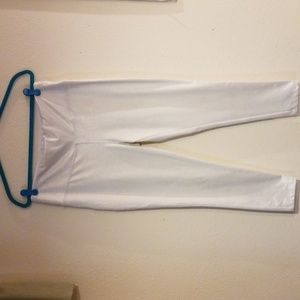 Shimmery workout pants